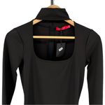 n:philanthropy  Catello Top in Black Mock Neck Choker Cutout Ribbed sz Small NWT Photo 2