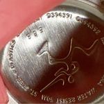 Nike RARE VINTAGE  SWOOSH ANALOG PINK GREY TRIAX‎ SPORTS ART WATCH NEEDS BATTERY Photo 3