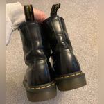 Dr. Martens VTG Dr Marten Classic Rubber Combat Boots Black Size 9 Doc Martens Lace Up Boots Photo 11