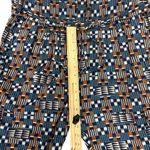 Isabel Marant  Etoile Blue Orange White Geometric Tank Button Jumpsuit sz 36 / 6 Photo 5