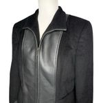 Peruvian Link Collection Baby Alpaca Wool Large Jacket Black Made In Peru RARE Photo 1