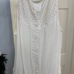 Lynn Ryan Tank Top White Size M Photo 1