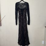 House Of CB HOUSE OF‎ CB 'Artemis' Black Lace Maxi Dress NWOT size L Photo 6