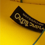 Marc Tetro Dog Group Blue Tote Bag Yellow Lining All My Dogs Photo 3