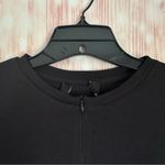 Cider  Black 1/4 Zip Ribbed Long Sleeve Bodysuit Photo 3