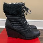 Zigi Soho Black Ames Wedge Boots Size 10 Photo 7