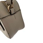 Furla  Afrodite Mini Tan Leather Pebbled Bag Purse Photo 5