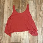 Free People  Intimately Mauve Salmon Pink Gauze Swing Tank Top Photo 3