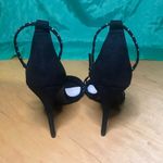 Windsor Women’s Black Open Toe Strap Stiletto Pump Size 8 Photo 3