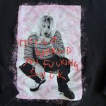 Machine Gun Kelly ‘Tickets To My Downfall’ 2021 Tour Crewneck Sweatshirt Merch Black Size L Photo 1