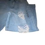 SO  Women’s Highest Rise Baggy Jeans 18/36w Light Wash Distressed Legs NWT  Retro Photo 4