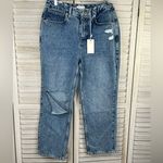 Good American  Good 90's Duster Straight Leg Jeans-12/31 Photo 0