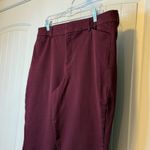 Old Navy  High-Rise Pixie Secret-Smooth Pockets Cropped Pants Maroon Size 18 # Photo 5
