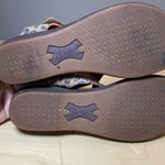 Ariat Poolside Sandals Leather Thong Wedge Cheetah Leopard Ring Padded Brown 9.5 Photo 4