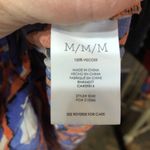 CAbi Orange & Purple Animal Print Sleeveless Top Womens M Tank Blouse Beachy Photo 7