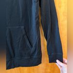 Eileen Fisher Tencel Fleece Shirt Loungewear Kangaroo Pocket Sweatshirt Small Photo 7
