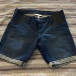 Isabel Maternity  Denim Blue Bermuda Shorts Size 10 EUC #6505 Photo 1