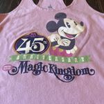 Disney Size Large Walt World Parks Magic Kingdom 45th Anniversary Tank Top GUC Photo 1
