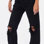 Edikted White Baggy Jeans Photo 4