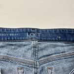 Loft  Curvy Boot Denim Jean Womens Size 28 / 6 Tall 6T Distressed Five Pockets‎ Photo 1
