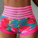 Butt Lift Cheeky Scrunch Bum PINK FLORAL Mesh Detail & Pocketed VIRAL RARE Short Size undefined Photo 7