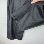 Missguided Black Moto Faux Leather Lace Up Hip Biker Straight Leg Pants Sz 6 Photo 8