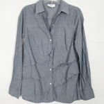 Ann Taylor  Loft Button Down Ruffle Shirt Size XS Photo 0