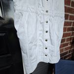 NEW Lauren Ralph Lauren Womens 16 Sleeveless Denim Mini Dress White Wash Photo 9