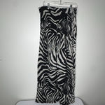 Joseph Ribkoff Bold and Modern Black-and-White Zebra Print Pants Size 10 Photo 2