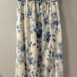 Birdy Grey  Dress Womens Small Blue White‎ Chiffon Rococo Floral Maxi Cottagecore Photo 0
