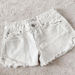 Free People Grey Denim Jean Shorts Photo 0