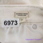 Madewell NEW The Perfect Vintage Straight Jean in Vintage Canvas Wash, 30.NG254 Photo 13