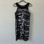 Rachel Zoe Irene Irena Black Silver Sequins Shift Dress Large Photo 2
