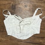 Princess Polly  white corset bustier top Photo 1