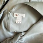 Elegant Green Halter Maxi Dress for Wedding Guests Size 2 Photo 5