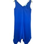 Amanda Uprichard  Revolve Designer Cobalt Blue Monty Mini Slip Shift Dress Small‎ Photo 2
