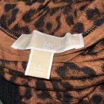 Michael Kors Leopard Short Sleeve Knit Top Spense Black Ribbed Knit Long Vest L Size L Photo 12