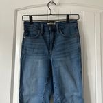 Madewell  Stovepipe‎ Jeans High Rise Denim Blue Wash Size 24 Photo 1