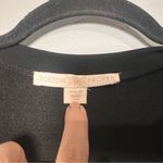 Boston Proper  Blouse Square Neck 3/4 Sleeve Top Black Size Medium Photo 10