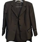 Dana Buchman Black Silk Lined Cropped Dress Blazer Size 4 Photo 2