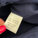 Lovers + Friends Navy Eyelit Ruffle Mini Dress Photo 10