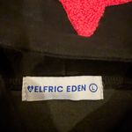 Aelfric Eden  Black Hoodie with Pink Star Accent Photo 2