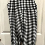 Mod Ref Gingham‎ Overall Jumpsuit size Medium Black Photo 0