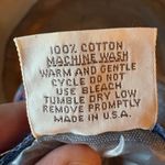 Vera Bradley Vintage  chambray floral trimmed drawstring cotton ditty bag 9 x 13" Photo 3