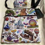 Disney ’s 4 Parks Crossbody Handmade Bag with small coin/ID zip up pouch Photo 0