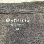 Athleta   Essence Twist Tee Top Size M Heather Gray Short Sleeve 
Sleeves Size M Photo 5