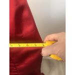 Long Red Lace Formal Wedding Event Halloween Gown With Train Dress Photo 4