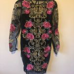 Stunning Embroidered Flapper Dress Pink Photo 2