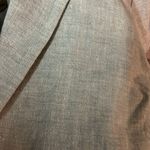 Eileen Fisher  grey sparkle lightweight organic linen shaped blazer jacket C25 Photo 11