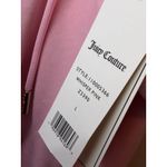 Juicy Couture  NWT Big Bling Velour Hoodie Jacket Large Sweatshirt Pink Y2K 90s Photo 2